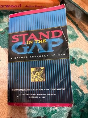 Stand in the Gap Commemorative New Testament - Blue & Black Cover